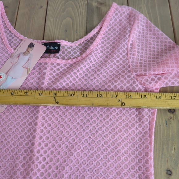 Luc Fontaine Pink Twilight Tunic Dress - Picture 5 of 9